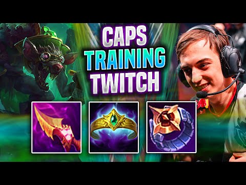 CAPS TRIES SOME TWITCH WITH NEW BUILD! - G2 Caps Plays Twitch Mid vs Viktor! | Preseason 2022