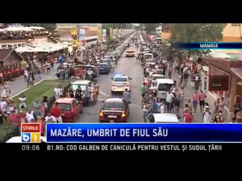 Carnaval babilonian la Mamaia: Radu Mazare, umbrit de fiul sau