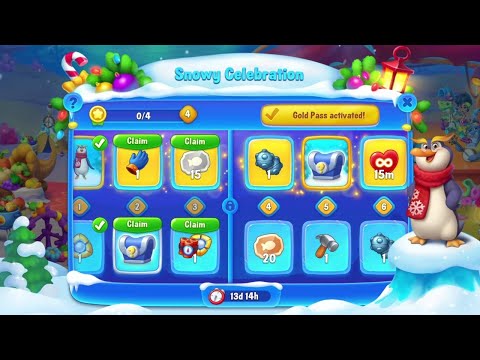 @Fishdom Special Level 10297 Challenge. Snowy Celebration Level 3 🔓