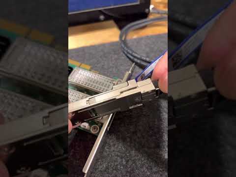 Plugging an SFP+ DAC into a CX354A