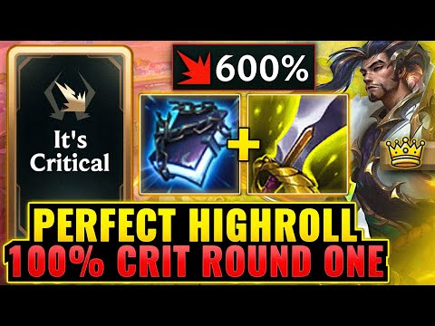 Instant Win: 600% Crit Chance Yasuo Build // 100% Crit on Round One | League Arena Gameplay