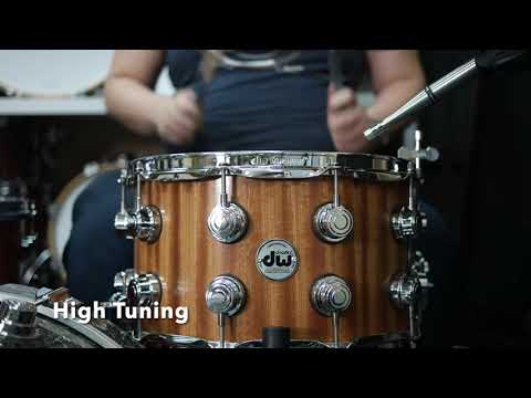 DW Collector's Purplecore Mahogany 14x8 Snare Drum