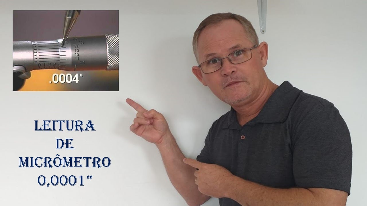 Como ler Micrômetro - resolução 0,0001"