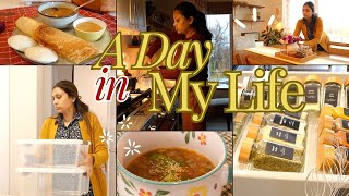 Sunday vlog - Calm Homebody | Organizing Spices , Kitchen Refresh , South Indian Breakfast