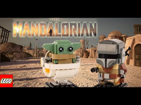 Vidéo LEGO BrickHeadz 75317 : Le Mandalorien et l’Enfant (Star Wars)