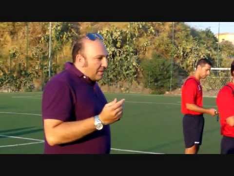 Sportjonico: Salvo Basile nel giorno del raduno del S. Teresa Calcio.