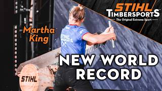 Martha King sets WORLD RECORD time in Unassisted Single Buck