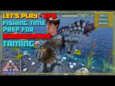 ARK: Genesis 2 | LET'S PLAY | PRO FISHING & Catching a 2.2 Coel | Prep For Shadowmane Taming! EP3