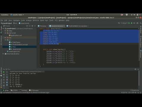 Java Tutorial 11 Literals In Java Part 2 With Example