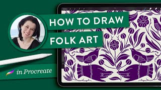How to Draw a Folk Art Inspired Illustration in Procreate