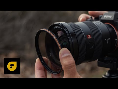 Part of a video titled How to find your Camera Filter Size - YouTube