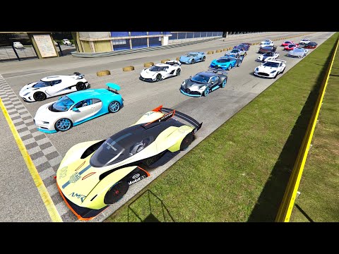 Aston Martin Valkyrie AMR Pro vs Hypercars - Highlands