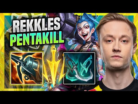 REKKLES GETS PENTAKILL WITH JINX! - G2 Rekkles Plays Jinx ADC vs Jhin! | Season 11