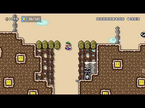 Super Mario Maker 2 Level Showcase: Mountain Gold Mine