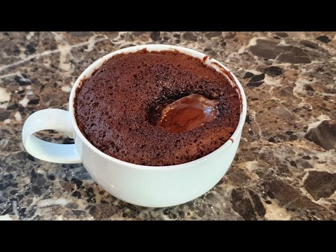 1 Minute Chocolate lava Mug Cake Recipe|without Butter and Egg