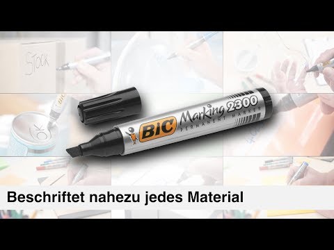 Artikelvideo 1 für BIC MARKING® 2300 ECOlutions® Permanentmarker schwarz 3,7 - 5,5 mm, 1 St., Artikelnummer 354074