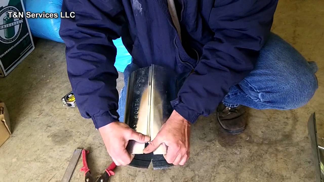 HVAC Square To Round Made From Pipe