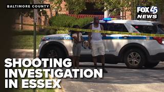 Police on scene of shooting in Baltimore County