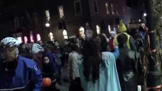 Halloween 2014 Salem Massachusetts Walking the Essex Street Pedestrian Mall