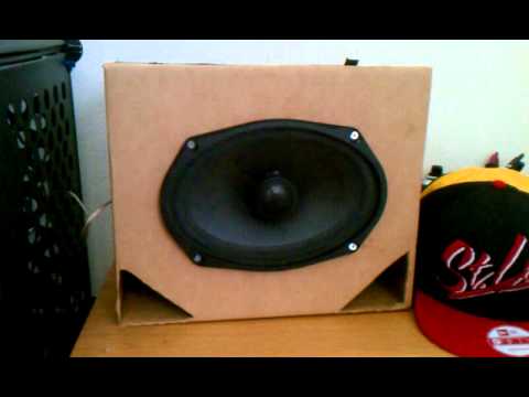 Cardboard box 6x9 pretty loud