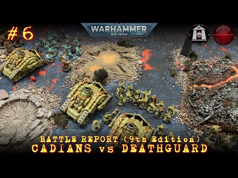 Astra Militarum vs Deathguard Warhammer 40K Battle Report 9th Edition EP:6 Strikeforce MissionHD