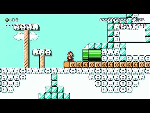 Thwomp's Great Igloo Palace by BlackRain - SUPER MARIO MAKER - NO COMMENTARY 1ay