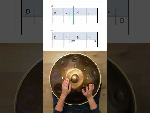 Handpan Tutorial, Kate Stone, For Angel Gabriel, Slow Version, Learn the whole song in my course