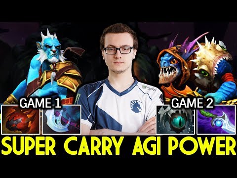 Miracle- Phantom Lancer & Slark Super Carry Agi Power Road to Top 1 MMR 7.22 Dota 2
