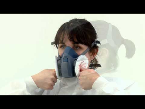 Fitting 3M™ 7500 Reusable Respirators