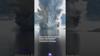 Stânca Pârjoaia a fost detonată. Explozie spectaculoasă în Dunăre #digi24 #știriledigi24