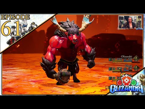 Bravely Default 2 - Musa Crystals' Resting Place, Fire Room Catoblepas - Episode 61