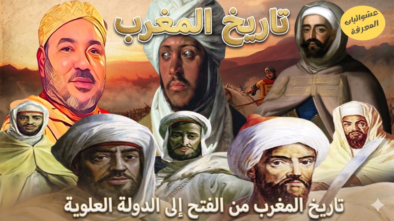 تاريخ المغرب من الفتح الاسلامي إلى الدولة العلوية اليوم | تاريخ المغرب الاسلامي
