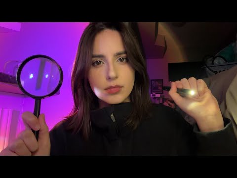 asmr eye exam 