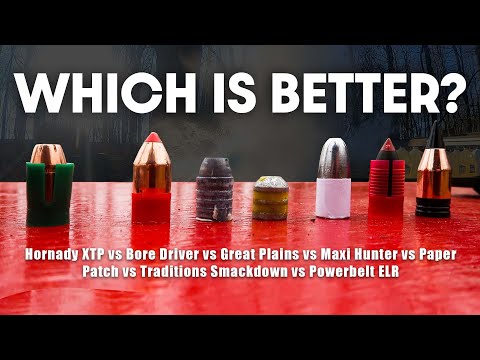 What Muzzleloader Bullet Should YOU HUNT WITH? | 100 Yard 50 cal CVA Accura LR V2