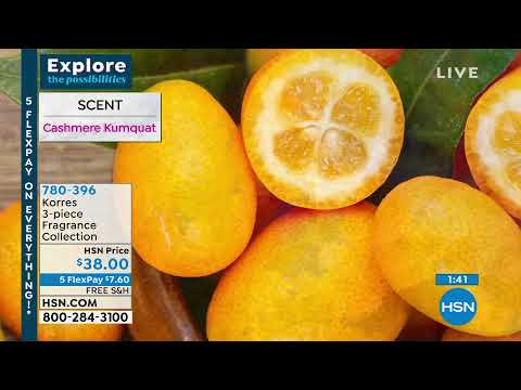 Korres 3piece Fragrance Collection