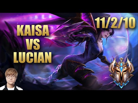 SKT T1 Teddy Kaisa Adc Vs Lucian - KR Challenger Match Summary Patch 9.20