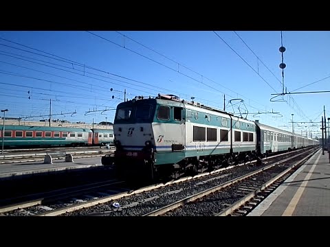 E656.091 in arrivo a Roma Termini sull' ICN 1960 da Siracusa/Palermo Centrale