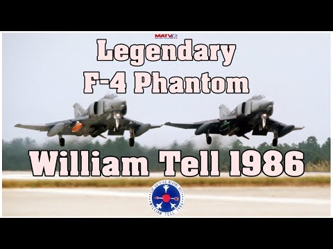 Legendary F-4 Phantom & F-15 Eagle at Exercise William Tell 1986 | #phantom #eagle #williamtell #f4