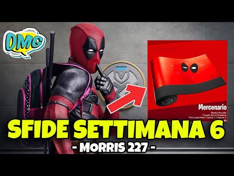 SFIDE SETTIMANA 6 DEADPOOL | TROVA IL PENNARELLO NERO DI DEADPOOL - IMBRATTA POSTER DI RECLUTAMENTO