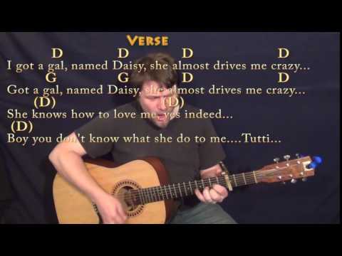 Tutti Frutti (Little Richard) Guitar Cover Lesson with Chords/Lyrics - Capo 3rd