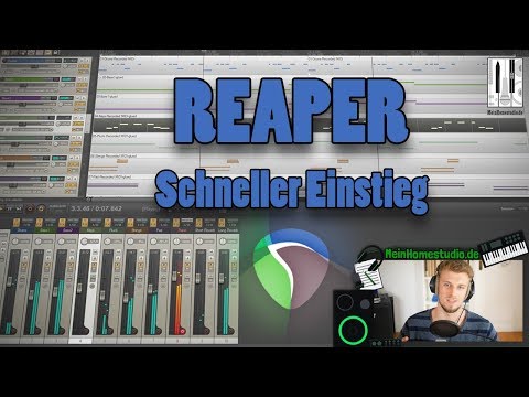 Reaper DAW Basics - A quick introduction 🎹 Reaper Tutorial 1/5 (German)