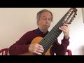 Johann Pachelbel Sarabande   Göran Söllscher guitar