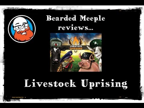 Bearded Meeple reviews Livestock Uprising