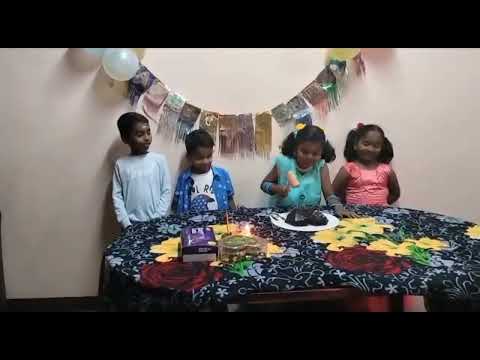 Madhulika Birthday Celebration || Pinata Cake Breaking ||