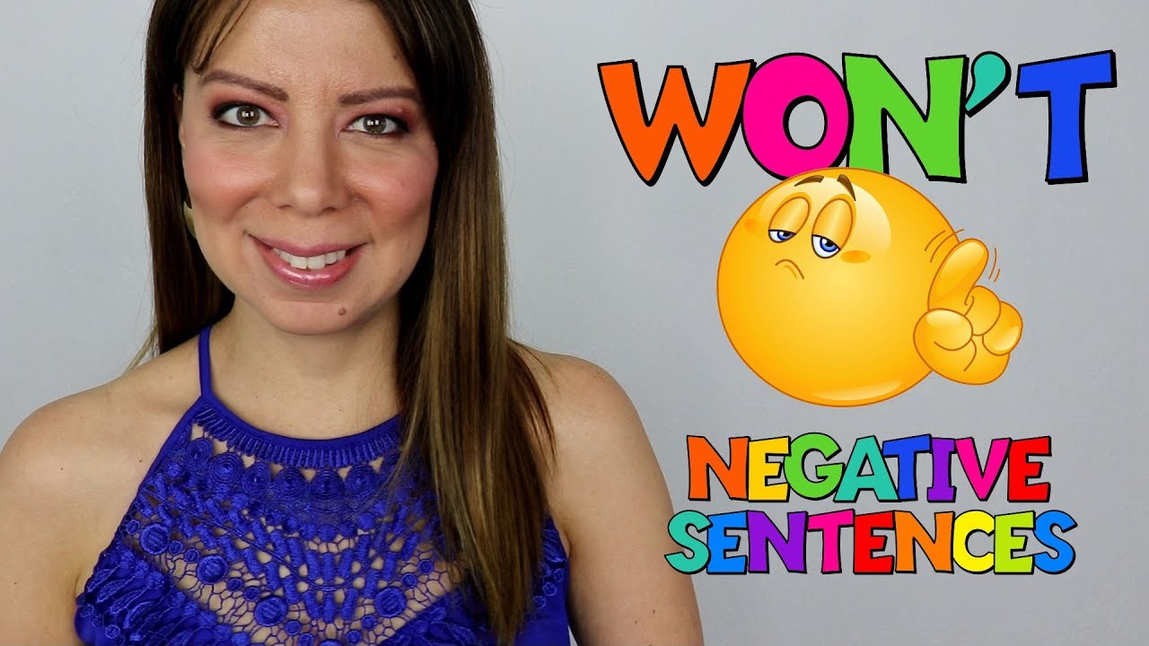 🔴 COMO USAR WILL Y WON'T EN INGLES 🤓 EL AUXILIAR WILL NOT 🤔 CUANDO USAR WON'T EN INGLES