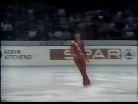 Norbert Schramm (FRG) - 1982 World Figure Skating Championships, Men's Long Program