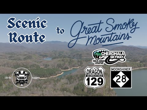 Motorcycle Road Trip to the Great Smoky Mountains on Baggers | Gatlinburg, TN | Cherokee, NC