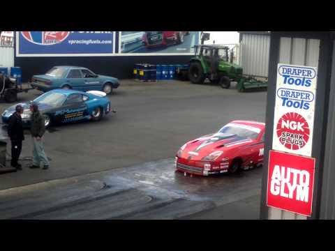 Santa Pod Japshow Jap Drag Series finals 2011 includes John Bradshaw's 6 second 350z