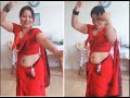 Sushma Aunty Sexy Deep Navel Belly Sari Dance