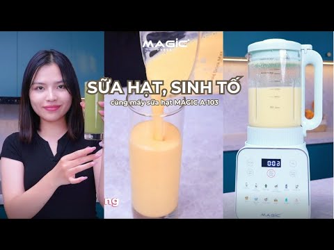 Make delicious, healthy nut milk and smoothies with the MAGIC A-103 nut milk machine | MAGIC Vietnam